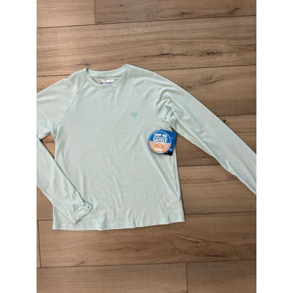 COLUMBIA Women's PFG Uncharted Long Sleeve Shirt M Medium Icy Morning NWT Top - Picture 3 of 3